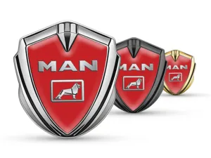 MAN Badge Autoadesivo Stile Limitato Bordo Elegante